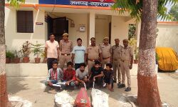 SSP का पंच- अवैध असलहा के साथ दबोचें पांच शातिर आरोपी