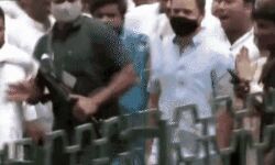 राहुल गांधी पैदल मार्च कर प्रियंका के साथ पहुंचे ईडी दफ्तर