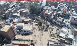 ड्रोन की निगरानी में घरों की छतों पर रखें दिखे ईट पत्थर- दिए नोटिस