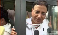 कांग्रेस नेता सुरजेवाला फिर हिरासत में, राहुल से आज फिर पूछताछ