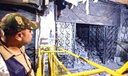 मकान गिरने से एक की मौत, तीन घायल