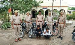 चोरी की बाईकों सहित पुलिस ने दबोचें दो वाहन चोर चोरी की बाईकों सहित पुलिस ने दबोचें दो वाहन चोर