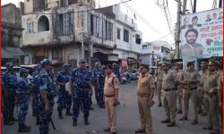 मौलाना के प्रदर्शन पर पैनी निगाह, चप्पे-चप्पे पर पुलिस और बैरियर लगाये