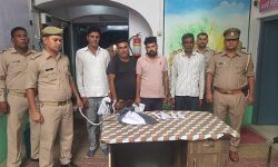चोरी की वारदात का भंडाफोड- चार आरोपियो को दबोचकर की कार्रवाई