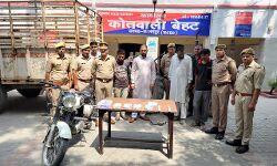 पुलिस को मिली सफलता- चार आरोपियों को अरेस्ट कर बरामद किया माल