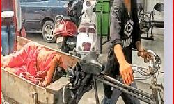 मरीज को रिक्शा ठेली पर अस्पताल ले जाने पर चिकित्सक समेत दो बर्खास्त