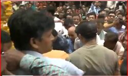 कन्हैया के अंतिम संस्कार में उमड़ा हुजूम-बोले लोग हत्यारों को फांसी दो