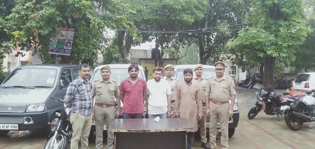 आखिर वाहन चोर चढ़ ही गए पुलिस के हत्थे- 3 गिरफ्तार, असलहा भी बरामद