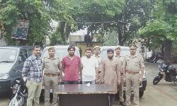 आखिर वाहन चोर चढ़ ही गए पुलिस के हत्थे- 3 गिरफ्तार, असलहा भी बरामद