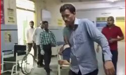 रिश्तेदारी में आया युवक पंखा लगाते समय तार से चिपका-हुआ ऐसा हाल