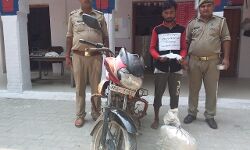 249 मुकदमों में वांछित चल रहे बदमाश को पुलिस ने मुठभेड़ में दबोचा