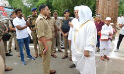 ईद उल अजहा को लेकर एसएसपी रहे भ्रमणशील, पुलिस को रखा अलर्ट