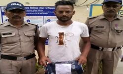 पांच लाख की अफीम के साथ आरोपी को गिरफ्तार कर भेजा कारागार