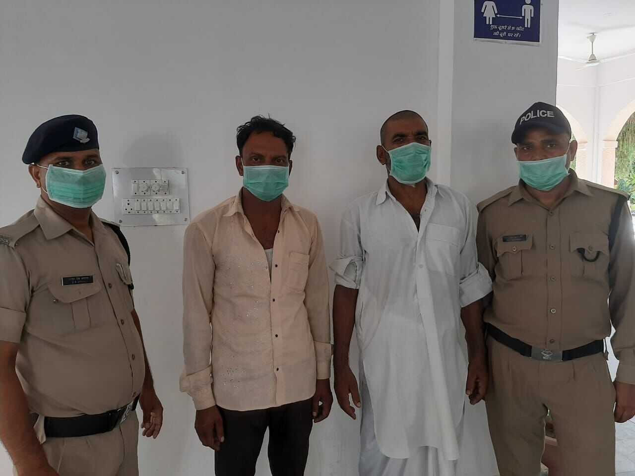फरार चल रहे दो वारंटी गिरफ्तार कर न्यायालय में किए पेश