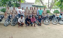 खाली प्लॉट में सजा मिला चोरी की बाईकों का शोरूम-चार अरेस्ट खाली प्लॉट में सजा मिला चोरी की बाईकों का शोरूम-चार अरेस्ट