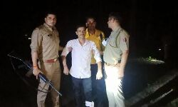 पुलिस-बदमाश की बीच हुई धायं-धायं, 25 हजारी का हुआ हाफ एनकाउंटर