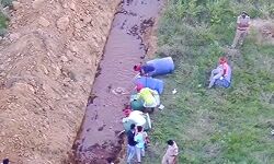 करोड़ों रूपये की अवैध शराब को किया नष्ट- ड्रोन कैमरे से हुई निगरानी