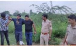 चेकिंग के दौरान पुलिस की बदमाशों से मुठभेड-़ एक लंगड़े समेत 2 गिरफ्तार