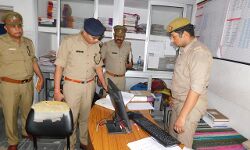 एसएसपी को निरीक्षण के लिए आया देख थाने में मचा हड़कंप