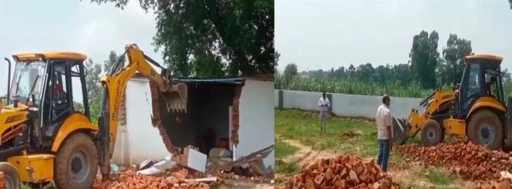 अवैध कालोनियों पर गरजा MDA का बुलडोजर- कर दिया सब कुछ जमींदोज