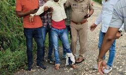 25 हजारी इनामी मुठभेड़ में लंगड़ा-बाइक सहित अवैध असलहा बरामद