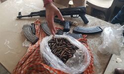 पेट्रोल पंप से AK-47, पिस्टल और कारतूसों का जखीरा मिला-मचा हडकंप