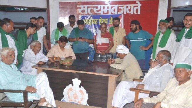भाकियू जिलाध्यक्ष की गाड़ी छीनने के मामले में 16 पर मुकदमा-आंदोलन खत्म