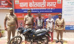 दिनदहाड़े महिला से हुई लूट का खुलासा-24 घंटे में लुटेरे दंपत्ति गिरफ्तार