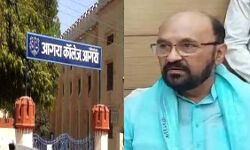शिक्षा मंत्री को नहीं मिला शिक्षा के मंदिर में प्रवेश- नाराज होकर लौटे