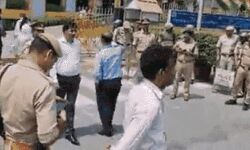 त्यागी महापंचायत को लेकर सांसद के अस्पताल की सुरक्षा में पुलिस का डेरा