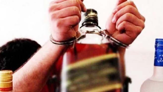 भारी मात्रा में विदेशी शराब बरामद, दो गिरफ्तार