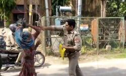 महिला के हाथों दारोगा की जूतों से पिटाई का मामला DGP तक पहुंचा