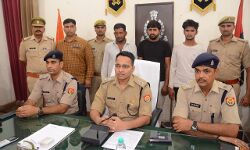 लूट की कोशिश करने वाले बदमाशों को पुलिस ने मुठभेड़ के बाद किया गिरफ्तार