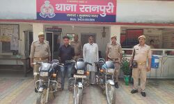 चोरी की कई बाईकों सहित वाहन चोर अरेस्ट- अब खायेंगे जेल की हवा चोरी की कई बाईकों सहित वाहन चोर अरेस्ट- अब खायेंगे जेल की हवा