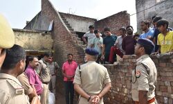 मकान में विस्फोटक पदार्थ के फटने से हुए 4 लोग घायल मकान में विस्फोटक पदार्थ के फटने से हुए 4 लोग घायल