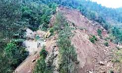 पहाड़ से युवक का पैर फिसलने से मौत