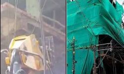 युवती की मौत के बाद जागा प्रशासन अब करा रहा अवैध इमारत जमींदोज युवती की मौत के बाद जागा प्रशासन अब करा रहा अवैध इमारत जमींदोज