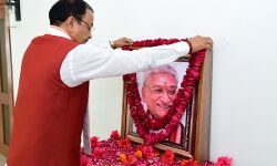 राष्ट्रवादी विचारधारा के पोशक थे अशोक सिंघल- डिप्टी CM मौर्य