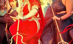 अक्षरा सिंह का गाना चौसठ जोगिनिया माई का फर्स्ट लुक रिलीज