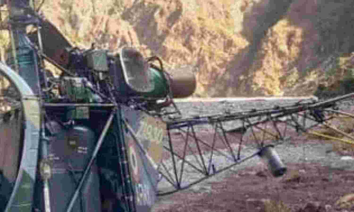 सेना का चीता हेलीकॉप्टर दुर्घटनाग्रस्त, एक पायलट शहीद