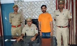 रेस्टोरेंट में तोड़फोड़ कर रंगदारी मांगने वाला वनमंत्री का भतीजा गिरफ्तार