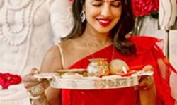 विदेशी से शादी करने वाली देसी गर्ल ने मनाया करवा चौथ विदेशी से शादी करने वाली देसी गर्ल ने मनाया करवा चौथ