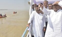 गंगा नदी में हादसा- पिलर से टकराया स्टीमर, बाल बाल बचे सीएम गंगा नदी में हादसा- पिलर से टकराया स्टीमर, बाल बाल बचे सीएम