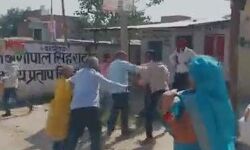 पत्नी की पिटाई करने वाले पति का ससुरालियों ने किया ऐसा हाल-मच गया बवाल पत्नी की पिटाई करने वाले पति का ससुरालियों ने किया ऐसा हाल-मच गया बवाल