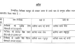 एसएसपी ने बदल दिए जिले के कई इंस्पेक्टर- इन्हें यहां से वहां भेजा एसएसपी ने बदल दिए जिले के कई इंस्पेक्टर- इन्हें यहां से वहां भेजा