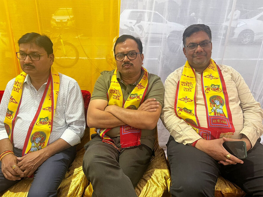 श्रीमद् भागवत कथा ज्ञान यज्ञ का आयोजन - तीसरे दिन भी हुई कथा