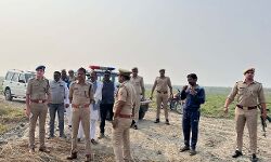 एसपी देहात ने गंगा स्नान मेला तैयारियों का किया निरीक्षण- दिए निर्देश