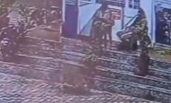 कुत्ते को मुंह में दबाकर ले जा रहे गुलदार को देख पुलिसकर्मी के उड़े होश