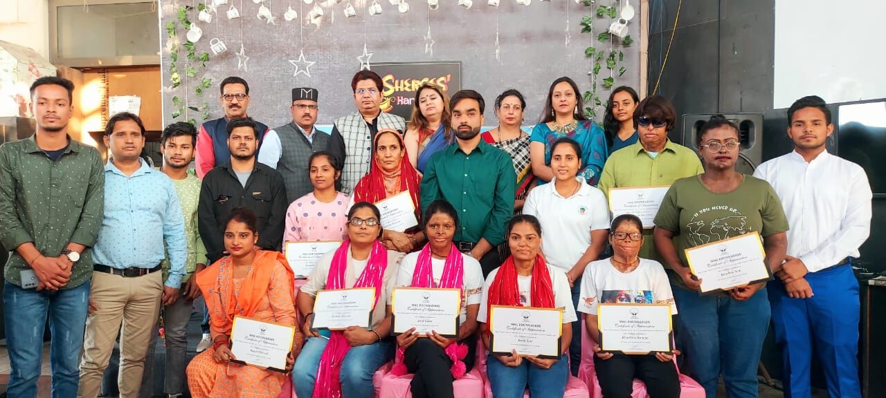 एसिड अटैक सरवाइवर्स को MSG से मिला महिला योद्धा सम्मान