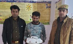 बाबरी पुलिस ने दबोचा मादक पदार्थ तस्कर- गांजा बरामद